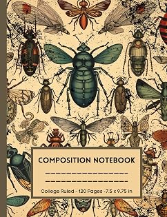 Vintage Bug composition notebook cover